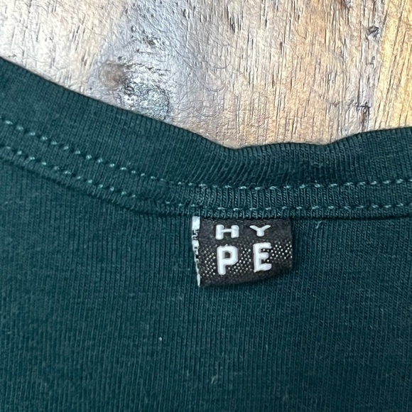 Hype Green Fitted Sleeveless Tank Top - Picture 3 of 9